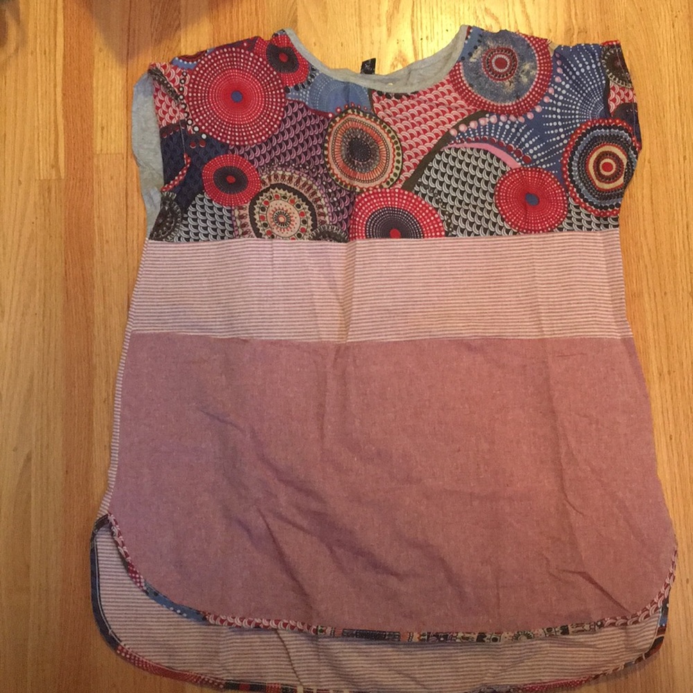 4xl short sleeve top artsy